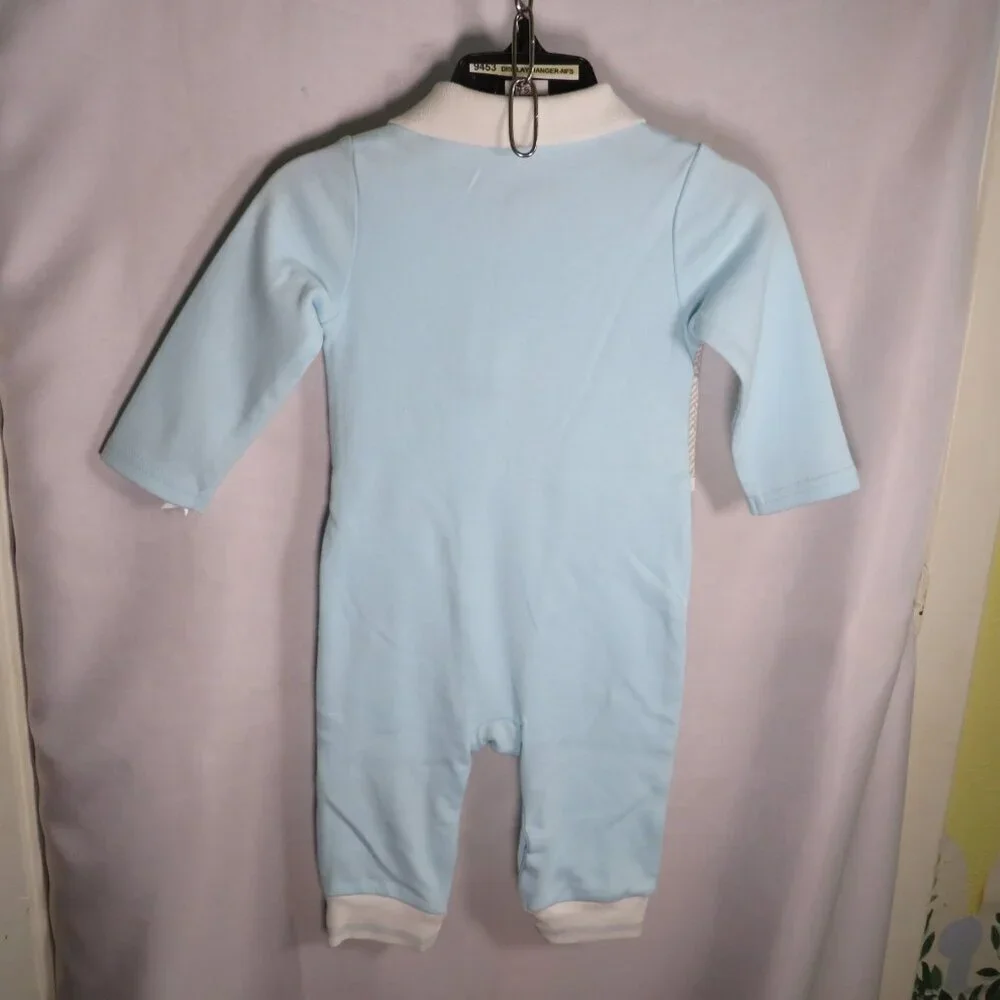 Baby Bodysuit w Vest sewn on, 1 pc, Embroidered, 6mts, Formal or Casual